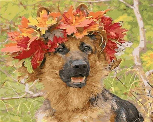 Cane In Autunno Diamond Painting