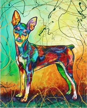 Cane In Multicolor Diamond Painting