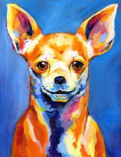 Cane Intelligente Diamond Painting