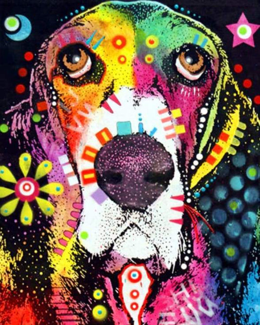Cane Pazzo Diamond Painting kit diamond painting