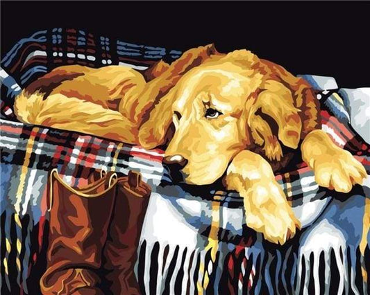 Cane Pigro Diamond Painting