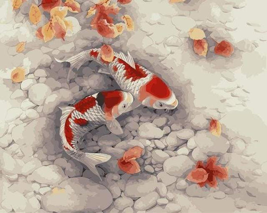 Carpe Koi Diamond Painting