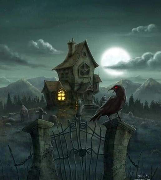 Casa Infestata Diamond Painting