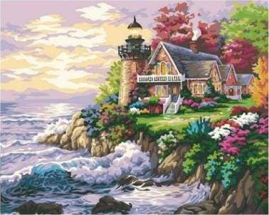 Casa Vicino Al Faro Diamond Painting