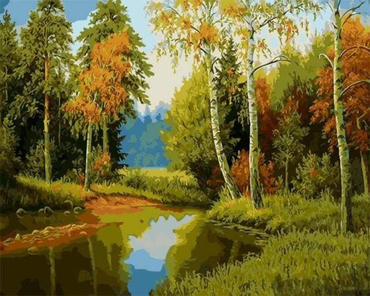 Cascata Del Fiume Selvaggio Diamond Painting