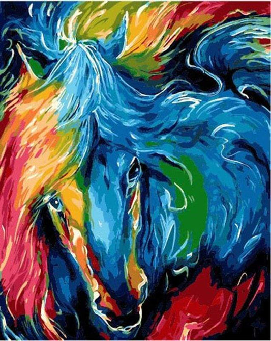Cavallo Colorato Diamond Painting