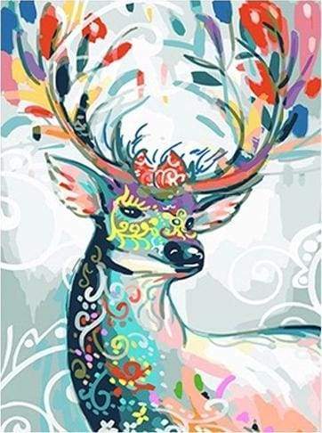 Cervo Multicolore Diamond Painting