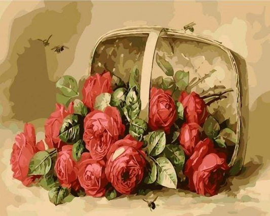 Cesto Di Rose Diamond Painting