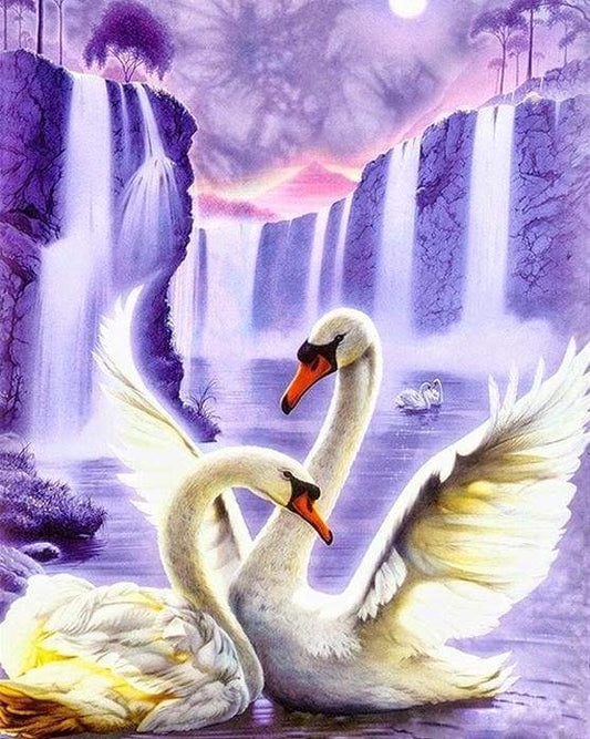 Cigni Romantici Diamond Painting