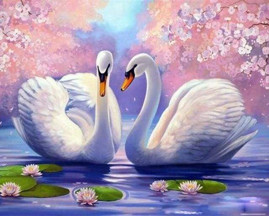 Cigni Sull'Acqua Diamond Painting