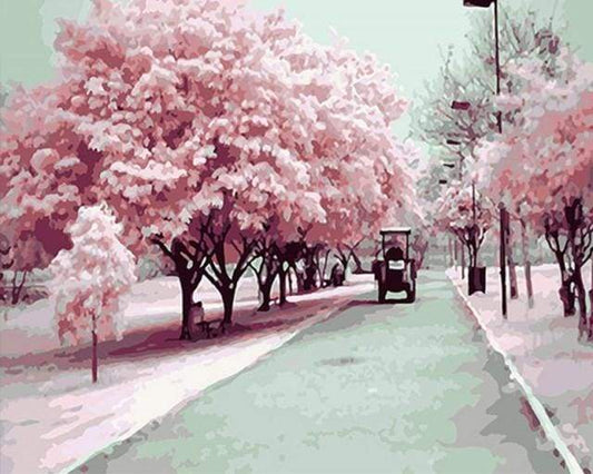 Ciliegi In Primavera Di Kyoto Diamond Painting