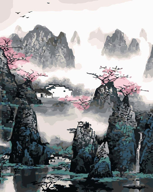 Cina Paesaggio Diamond Painting