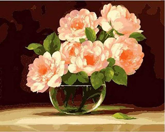 Cinque Fiori In Un Vaso Diamond Painting