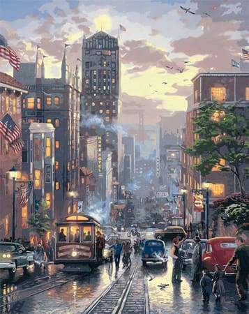 Città Americana Diamond Painting