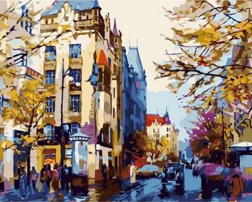 Città In Autunno Diamond Painting