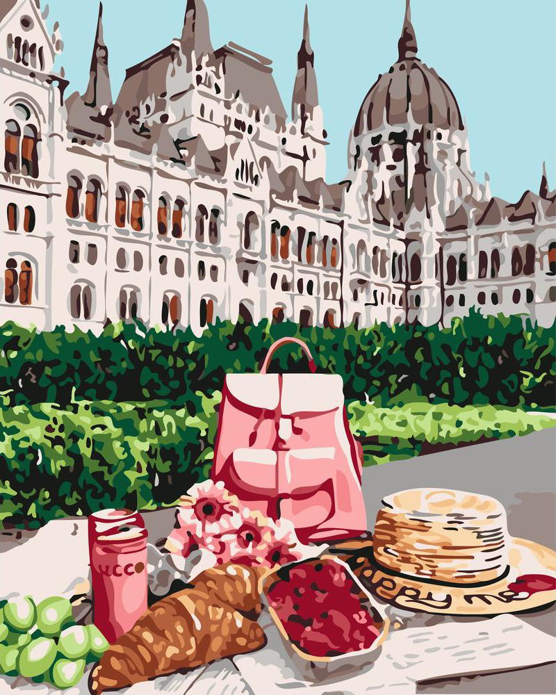 Colazione nel giardino del castello Diamond Painting | Seos Shop ®