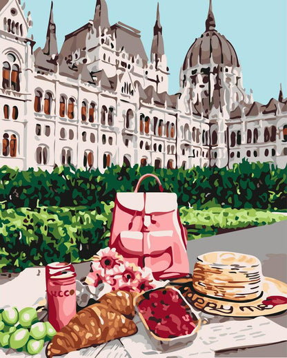Colazione nel giardino del castello Diamond Painting | Seos Shop ®