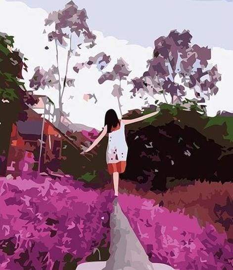Colore Lavanda Diamond Painting