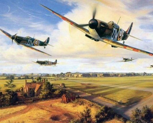 Combattimenti Aerei Diamond Painting