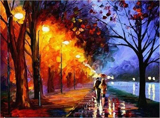 Coppia Al Lago Diamond Painting