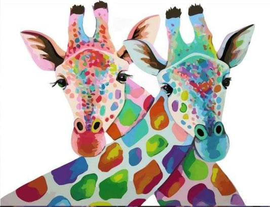 Coppia Di Giraffe Diamond Painting