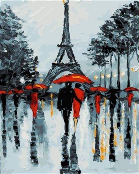 Coppie Romantiche Vicino Alla Torre Eiffel Diamond Painting | Seos Shop ®