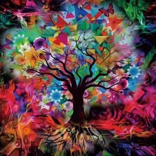 Diamond Painting - Albero Astratto Diamond Painting
