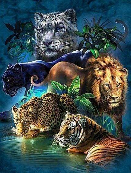 Diamond Painting - Animali Della Giungla Diamond Painting