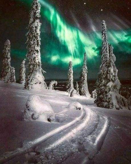 Diamond Painting - Aurora Boreale Diamond Painting