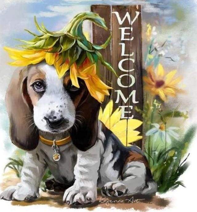 Diamond Painting - Benvenuto Canino Diamond Painting