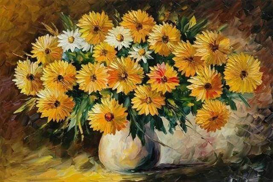 Diamond Painting - Bouquet Di Fiori Gialli Diamond Painting