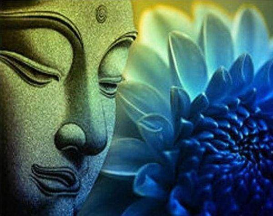 Diamond Painting - Buddha E Loto Diamond Painting