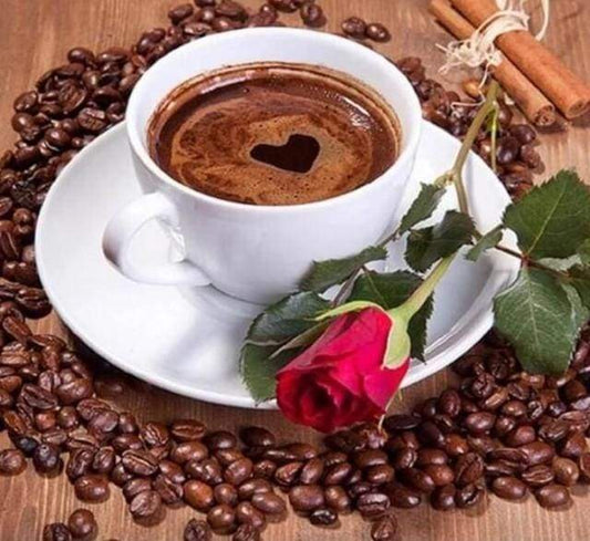 Diamond Painting - Caffè E Rose Diamond Painting