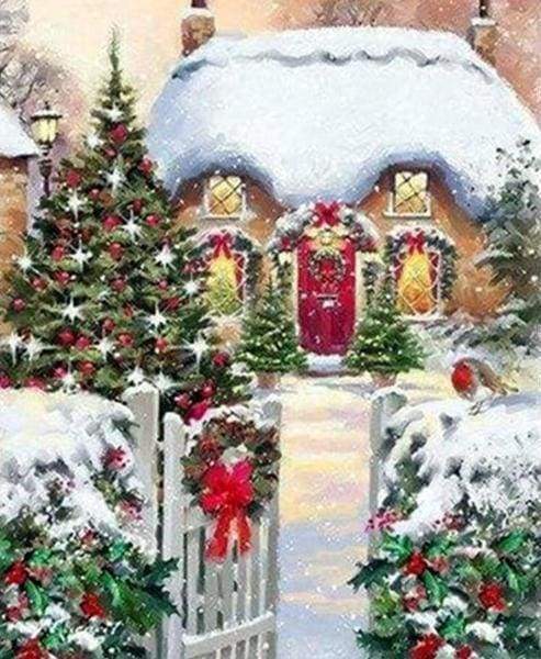 Diamond Painting - Casa D'Inverno Diamond Painting