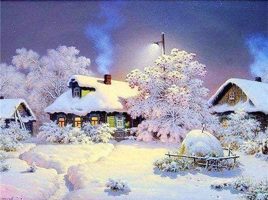 Diamond Painting - Case Nella Neve Diamond Painting