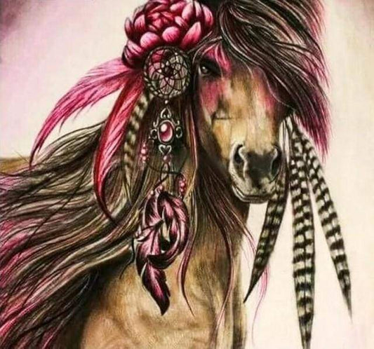 Diamond Painting - Cavallo Festaiolo Diamond Painting