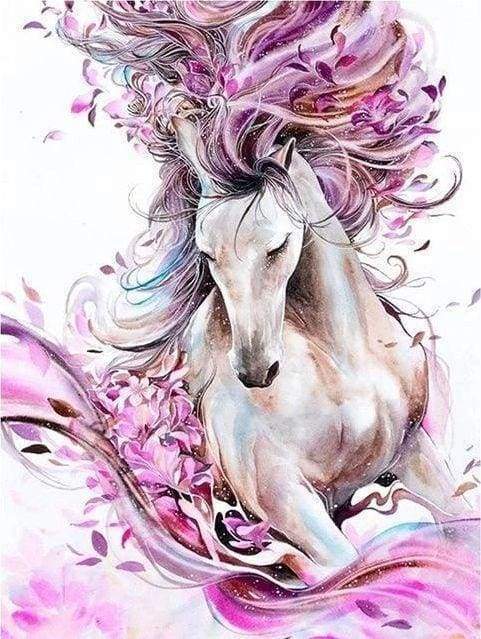 Diamond Painting - Cavallo Rosa Diamond Painting