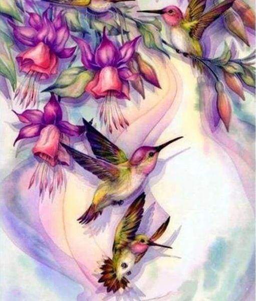 Diamond Painting - Colibrì In Volo Diamond Painting