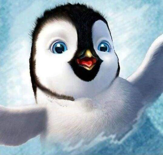 Diamond Painting - Cucciolo Di Pinguino Diamond Painting