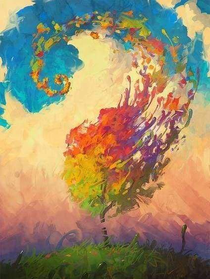 Diamond Painting - Disegno Di Albero Diamond Painting