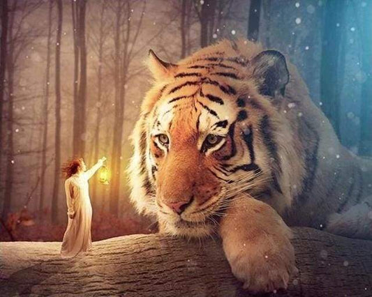 Diamond Painting - Donna E Tigre Diamond Painting