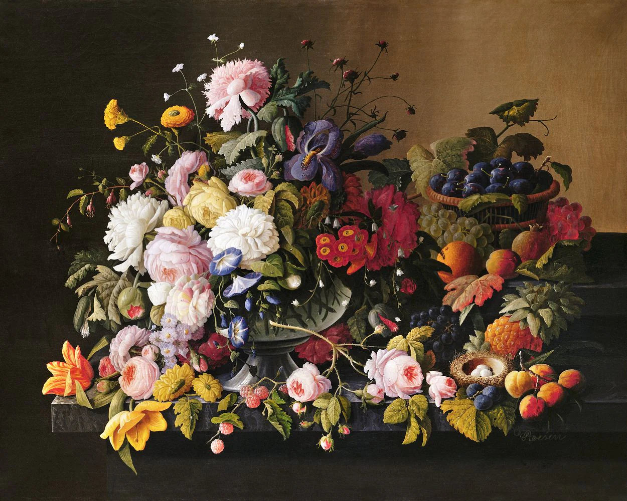 Diamond Painting - Fiori e frutti, Severin Roesen Diamond Painting