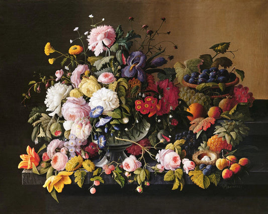 Diamond Painting - Fiori e frutti, Severin Roesen Diamond Painting