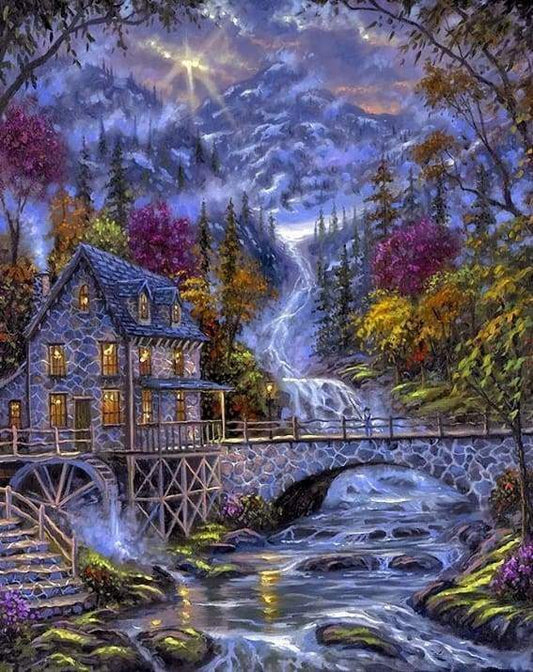 Diamond Painting - Fiume Di Notte Diamond Painting