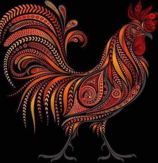 Diamond Painting - Gallo Alla Moda Diamond Painting