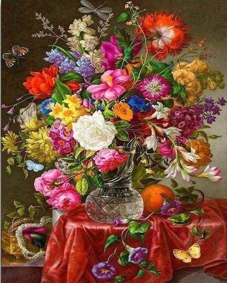 Diamond Painting - Grande Mazzo Di Fiori Diamond Painting