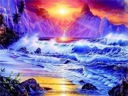 Diamond Painting - Grandi Onde Diamond Painting