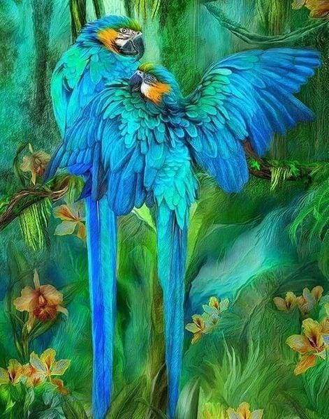 Diamond Painting - Grandi Pappagalli Diamond Painting