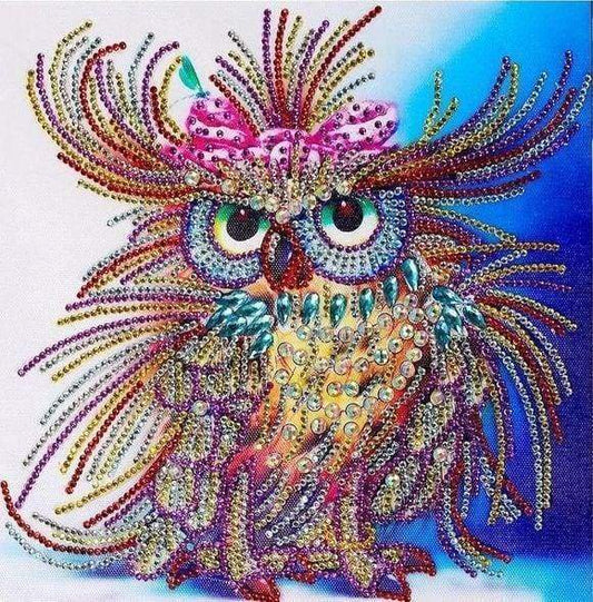 Diamond Painting - Gufo Alla Moda Diamond Painting