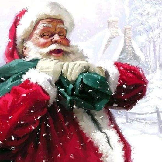 Diamond Painting - Il Giorno Felice Di Babbo Natale Diamond Painting